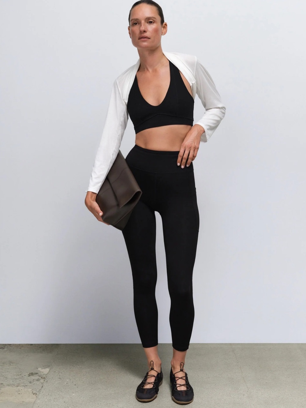 Mate the label Organic Stretch Midi Legging with Pockets